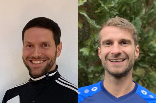 Das Trainergespann der kommenden Saison - Trainer Maik Hessel und Christoph Mller