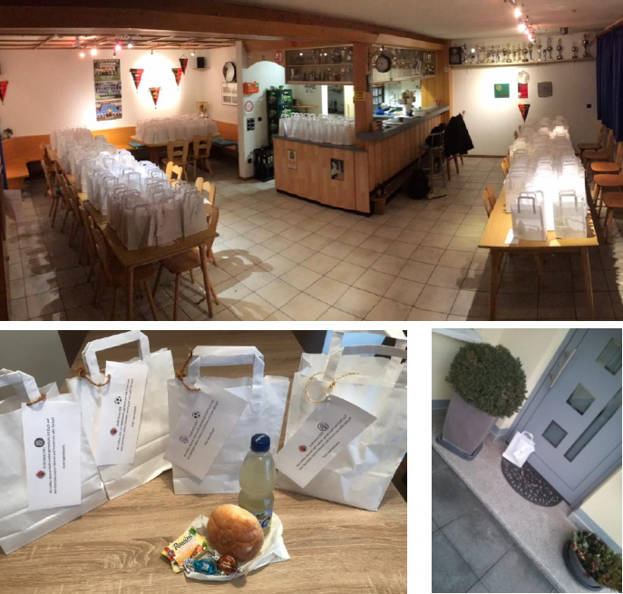 Insgesamt wurden rund 240 T�ten gepackt und ausgefahren