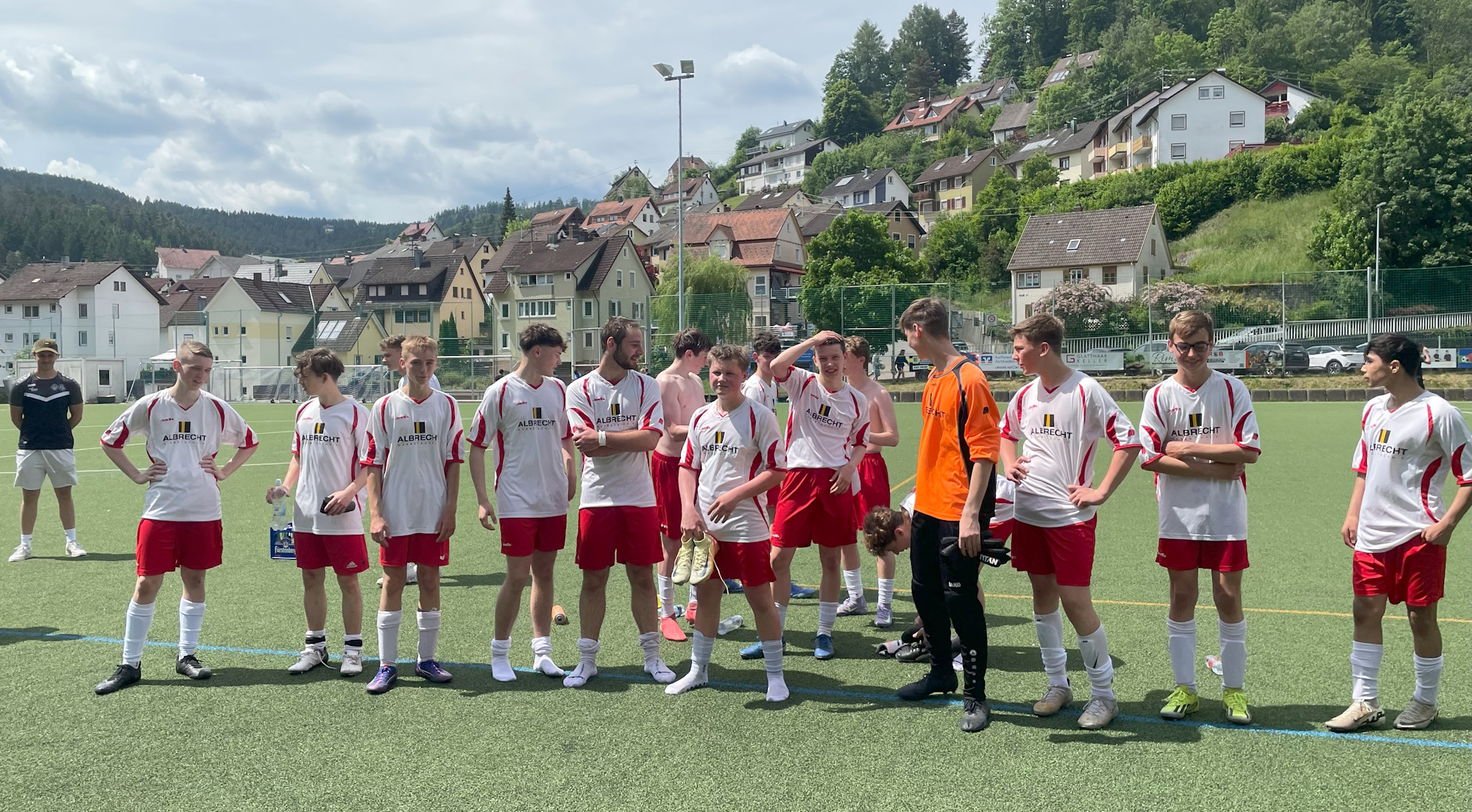 Warten auf die Meisterehrung