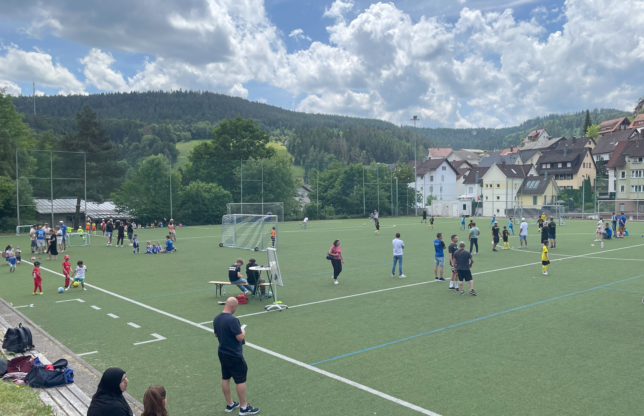 Kinderspieltag anlsslich der Sportheimeinweihung